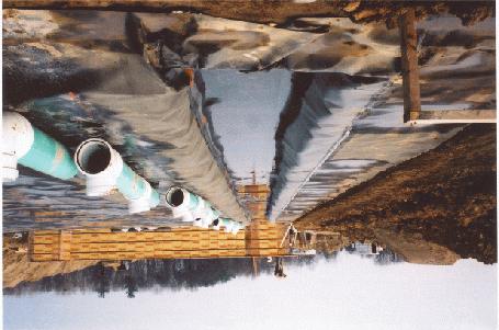 The monitoring system consisted of a series of three sampling tubes.