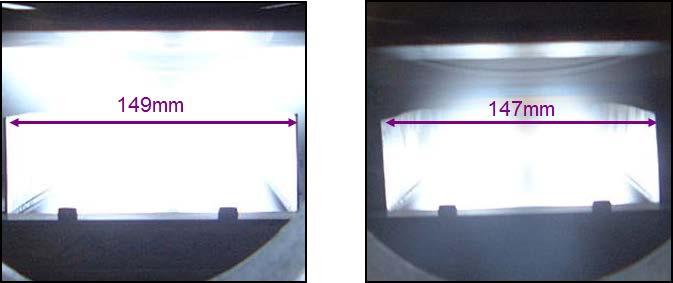 Anode effect Comparison of the plasma expansion with an anode that intersects