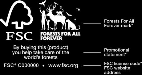 a) a clear reference to the specific product(s) being promoted, and/or FSC-related messaging about forests (examples of messaging can be found at marketingtoolkit.fsc.