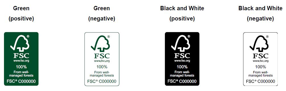 The minimum space is calculated by using the height of the FSC initials of the logo. 10.13 There shall be enough clear space surrounding the label to ensure that the label remains uncluttered.