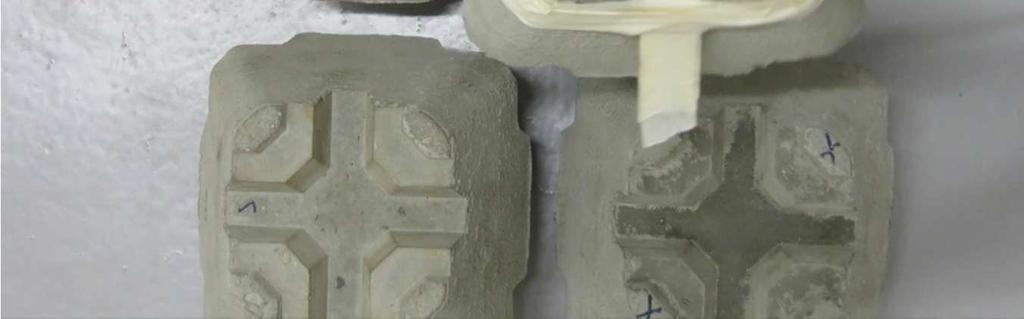 at real scale with concrete samples (figure 9).