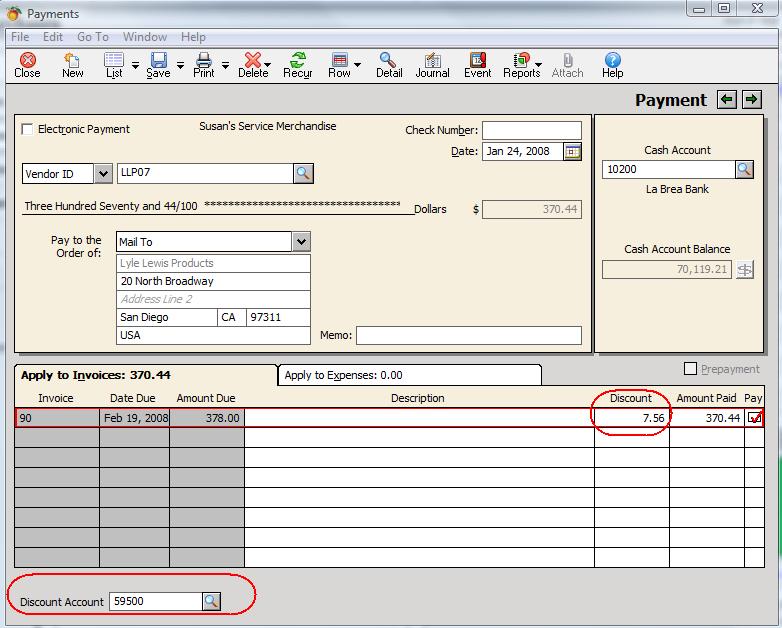 Paying a Vendor, Minus a Return of Merchandise, pp. 419-420 Complete steps 1 3 on pp.