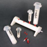 RediSep Solid Load Cartridges RediSep solid load cartridges improve the resolution of the compound and eliminate reaction byproducts when compared to liquid injection techniques.