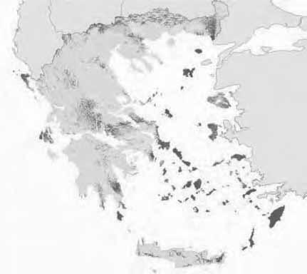 WIND ENERGY - THE FACTS - APPENDIX A: ONSHORE WIND MAPS 455 GREECE Figure A.4: Greece wind atlas Y OMNHMA 0 4 m/sec 4.