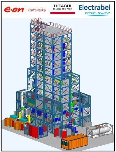 data for the development of design concepts for both new power plant integrated with CCS or retrofit of a carbon dioxide separation plant in existing power stations.