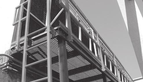 industrial and pedestrian pultruded grating applications.