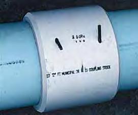 The inability of some soils to support thrust blocks, coupled with the increased demands placed on utility corridors, resulted in the development of Certa-Lok C900/RJ Restrained Joint PVC Pipe (with