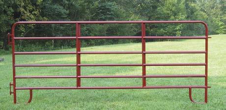 Galvanized fence panel with J shape feet Galvanized fence panel with I shape feet Red PVC