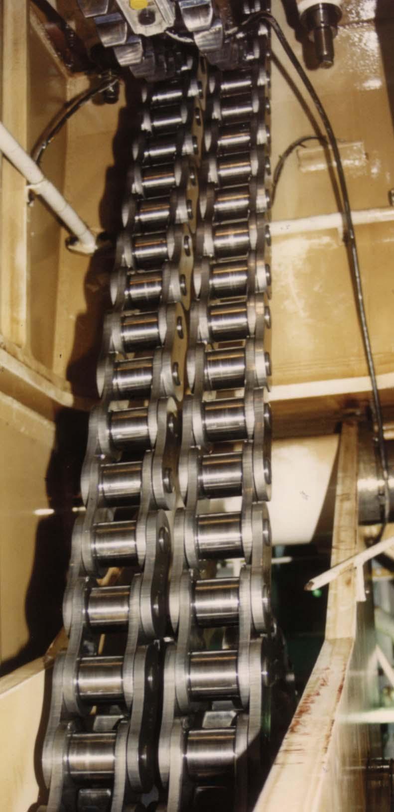 124 I Renold Roller Chain Catalogue Marine Diesel Chain In one of the toughest and potentially most remote applications there is, chain is required to keep a ship's engine operational with a high