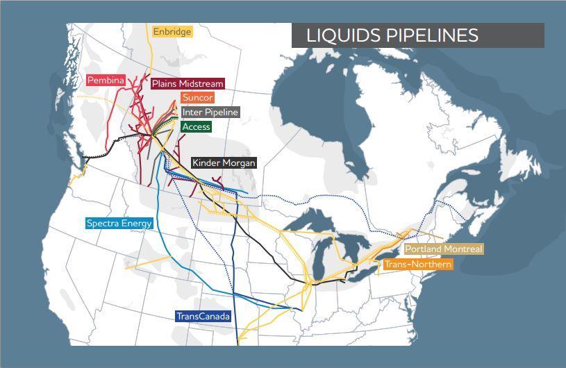 CANADA S PIPELINE CONNECTIONS TO THE PACIFIC Canada s only existing pipeline to the Pacific goes to