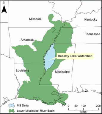 CASE STUDY: BEASLEY LAKE WATERSHED Article in Press: Yasarer, L.M.W., R. Bingner, J. Garbrecht, M. Locke, R. Lizotte, H. Momm, and P. Busteed.
