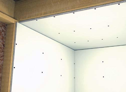 Walls And Ceilings Nail Application Floating Angle Method Apply Gold Bond brand Gypsum Board to wood framing members.