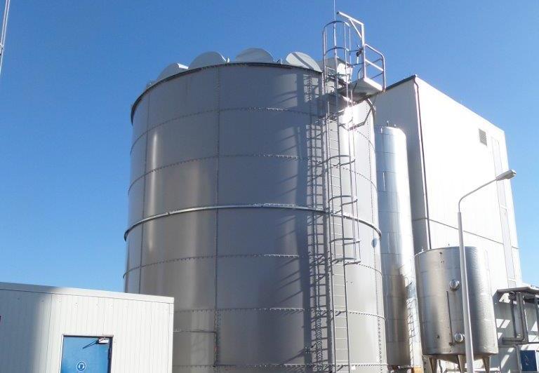 treatment plant for dairy waste