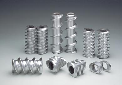 Leistritz offers an extensive variety of screw geometries for an almost endless number of variations. Generally, there are conveying, kneading and mixing elements.