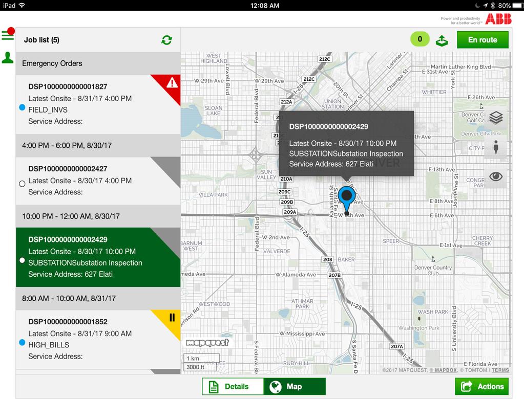 map. 03 Integrated maps With integrated maps, users can easily see on their mobile device how to get to