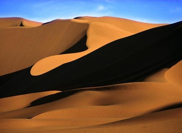 DESERT Arid regions can be hot or cold deserts.