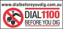 Contact Dial before You Dig (Dial1100) request and obtain all data for other utilities that may be a foreseeable hazard during your excavation or drilling work.