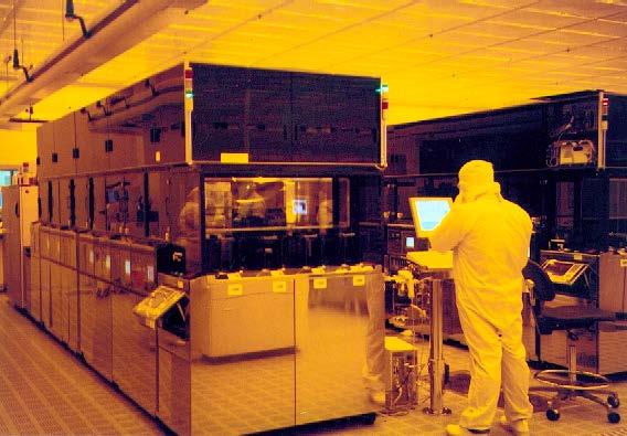 36 Photolithography Track System Photo courtesy of Advanced