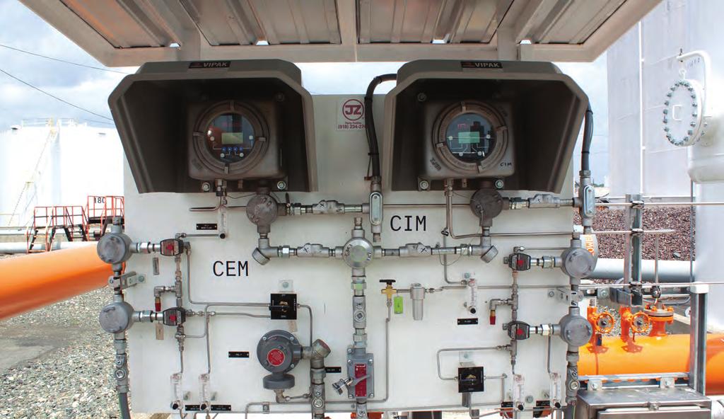The CEMS performs emission data averaging and can achieve VRU energy savings when utilizing the CEM Start mode of operation.