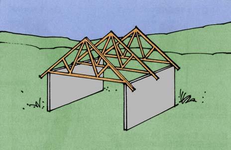 Common A Type Gang-Nail Truss However, the more joints there are in the truss, the more expensive it is to fabricate.