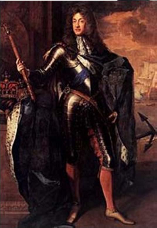 weakened throne (1660) Charles II (1660-1685) followed by