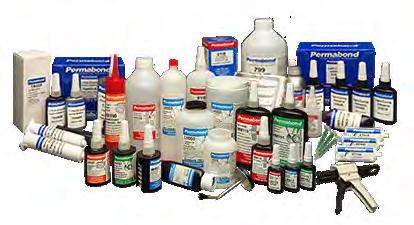 Permabond Adhesive Selection Adhesive selection is based upon your bonding requirements including: Strength Requirements Cure Speed Temperature Resistance Substrates Bonded Dispensing Preference Cure