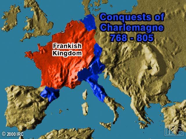 Charlemagne Crowned by Pope Leo III in 800 as the Holy Roman Emperor Dangerous precedent: future kings must be accepted by the