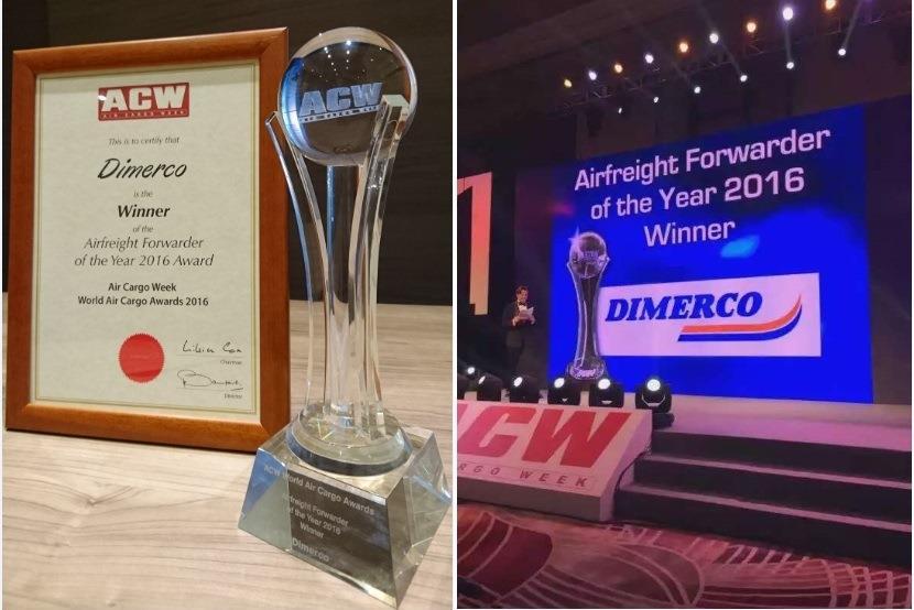 15 Top Ranking Recognized as Airfreight Forwarder of the Year 2016