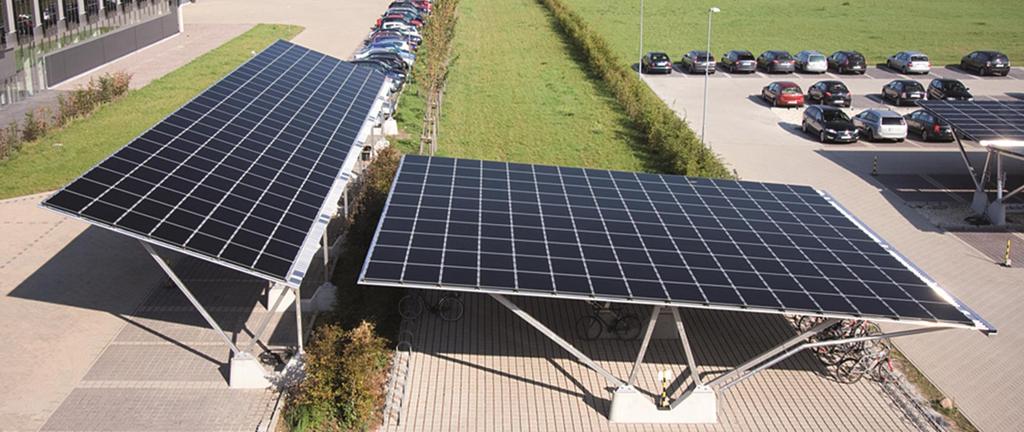 SOLIBRO SL2 REFERENCES Application Solibro Carport system Location Thalheim/Germany Power 17 kwp Orientation South