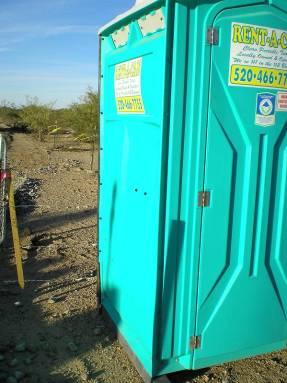 Portable Toilets Material Storage Staking