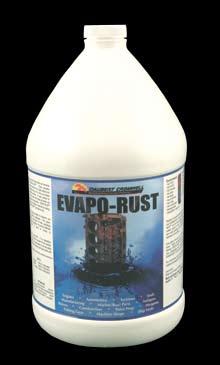 (Works best when the solution is at 60 O F or higher.) Soak time varies with severity of rust.
