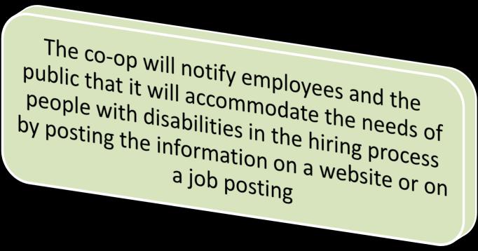 Accessible employment