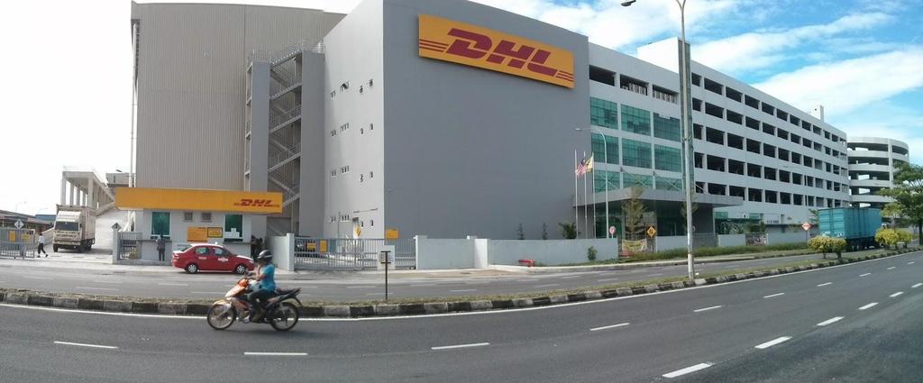 Large multi level warehouses have arrived here This DHL warehouse, called Malaysia Integrated Logistics Centre (ILC), has a footprint of more than