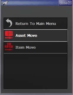 Bin Move / Put Away (Assets): Designate and move assets and items to specific location within your warehouse environment.