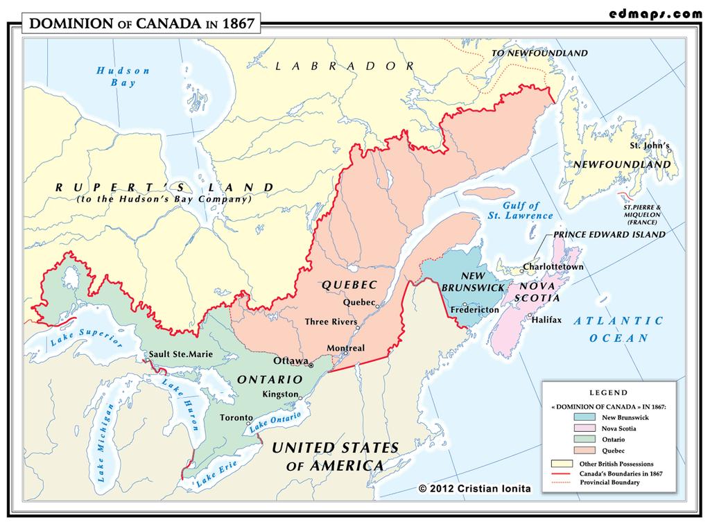 Social Studies 10: Unit 3 - Confederation Four provinces initially agreed to join confederation 1.Canada West Ontario 2.Canada East Quebec 3.New Brunswick 4.