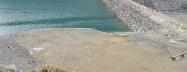Although 2012 was dry, the water level in the El Yeso Reservoir has increased, as of May 31, 2013, to approximately 175 hm 3 (maximum capacity of the reservoir is
