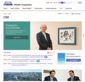 HIGHLIGHT The following two initiatives, which are related to the four major CSR agenda items for ITOCHU's sustainable business activities, are presented in this report as highlighted features.