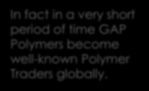 Let Us Introduce Gulf Advanced Polymers LLC was established in 2016 with the aim to become one stop source for all kind of polymer requirements.