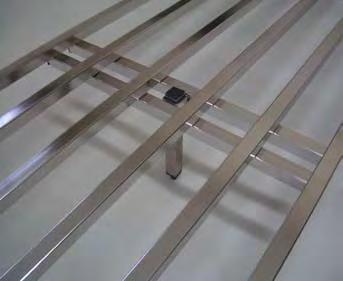 SHELVES Manufactured from 25 mm x 25 mm Square Tube. Designed to withstand heavy loading.