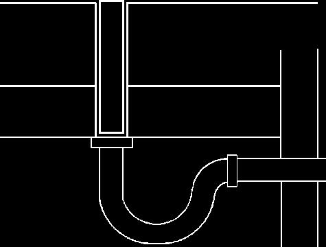 If manure remains in the gutter for more than one week, pit ventilation should be used. Figure 4. Plan view of main Sewer line connection to gutter plugs. Draining Gutter.