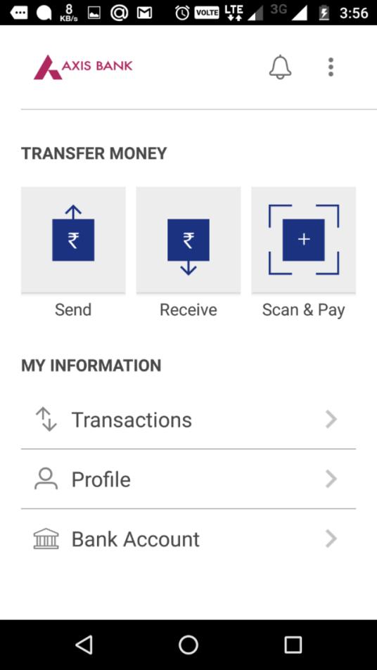 Customer enters Mobile Number (app automatically adds @UPI) or VPA to collect money and clicks on verify to