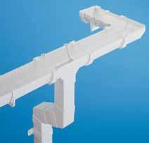 PVC-U RINWTER SYSTEMS Osma Rainwater : Gutter Profiles Roof Outlets Downpipes Semi-Elliptical Gutter System DeepLine 113mm (4 1 /2") Semi-elliptical gutter system Compact gutter with high capacity