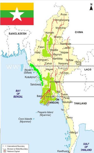 4 Major Rice Plantations Sagaing Division Rakhine State Bago Division Ayeyarwaddy Division 4