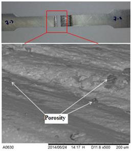 High Performance and Optimum Design of Structures and Materials II 223 3.5 Fracture analysis The welded sample with ER5356 was fractured at the HAZ region.