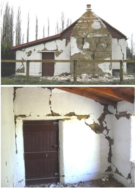 constructions were unreinforced historic or replica cottages and some suffered major damage. 1.