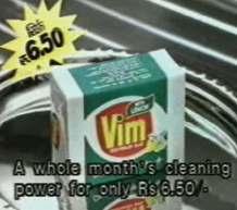 APPENDIX 2 BRAND EVOLUTION Launch, 1993 Vim was launched in the latter part of 1993 with the primary