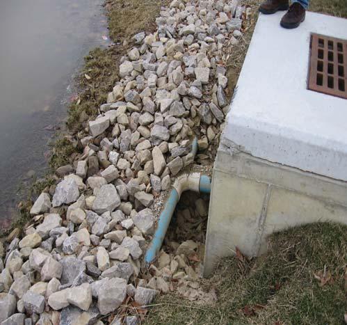 When eliminating the micropool from a WQv dry basin design, an alternative protected outlet design must be used.