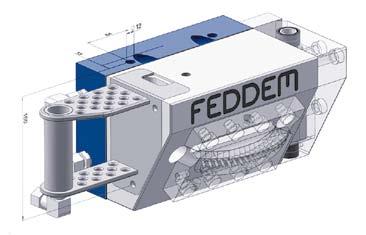 FEDDEM process technology Excellent product quality, especially with thermally sensitive compounds, can only be achieved if the temperature of the product in the extruder is kept as low as possible.