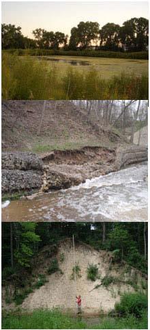 Flooding Stream Bank Erosion Damage to trails, bridges, parks, etc.
