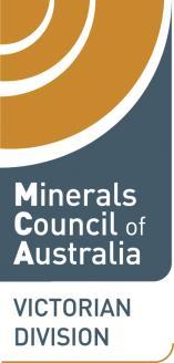 H MINERALS COUNCIL OF AUSTRALIA VICTORIAN DIVISION SUBMISSION TO THE